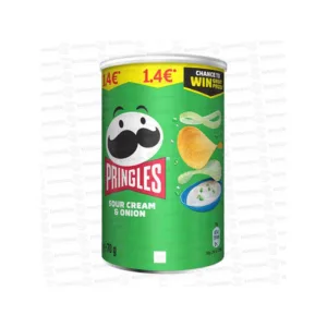 Patatas pringles sour cream & onion - Snacks 24 horas