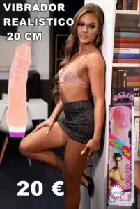 VIBRADOR REALISTICO 20 CM