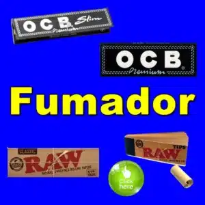 papel de fumar, filtros, mecheros