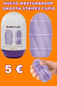 HUEVO MASTURBADOR SMOOTH STRIPES