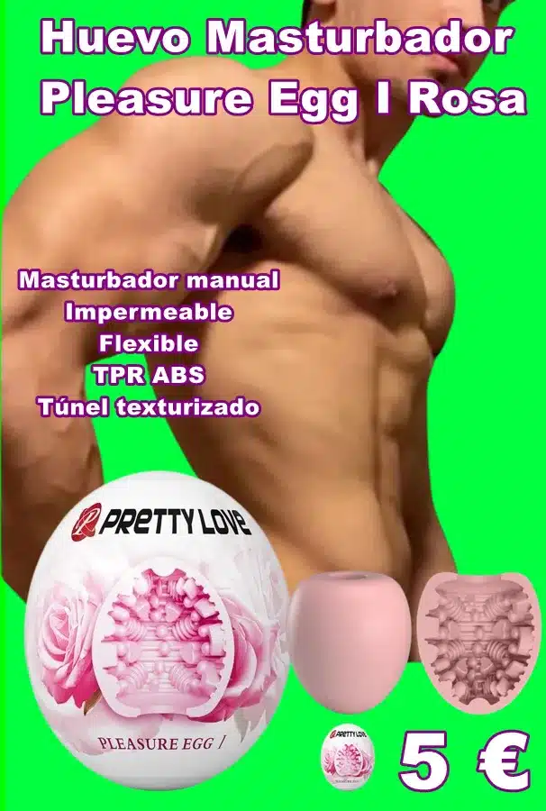 Huevo Masturbador Pleasure Egg I Rosa