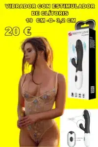 VIBRADOR CON ESTIMULADOR DE CLÍTORIS