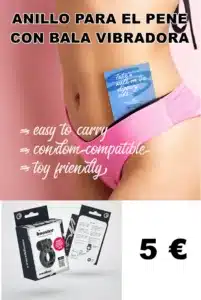 ANILLO PARA EL PENE CON BALA VIBRADORA