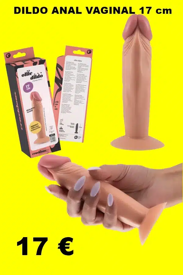 DILDO ANAL VAGINAL 17 cm