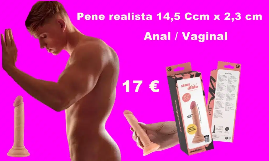 Pene realista 14,5 Ccm x 2,3 cm
