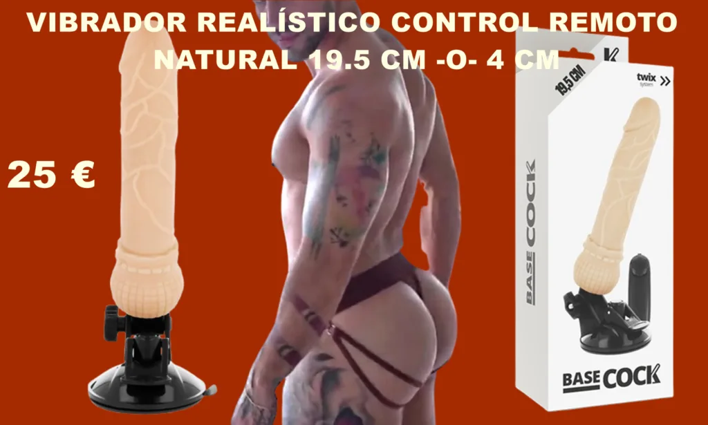 VIBRADOR REALÍSTICO CONTROL REMOTO