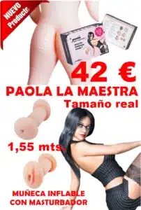 MUÑECA HINCHABLE CON MASTURBADOR