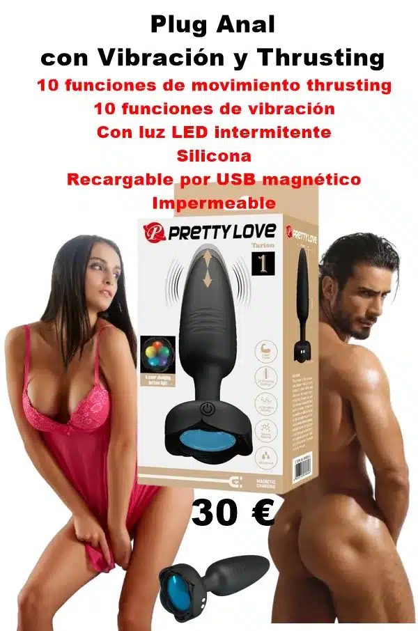 Plug Anal con Vibración y Thrusting