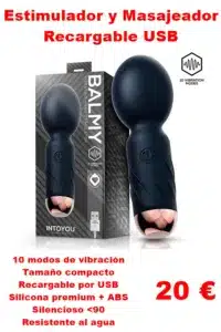 Estimulador y Masajeador recargable usb