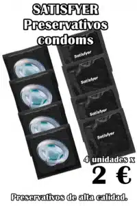 Preservativos de alta calidad.Satisfyer premium condoms