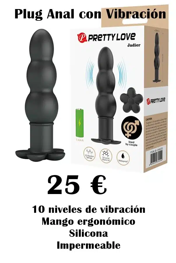 Jadier plug anal con vibración
