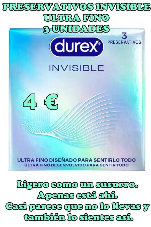 PRESERVATIVOS INVISIBLE ULTRA FINO 3 UNIDADES