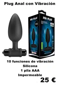 Plug Anal con Vibración