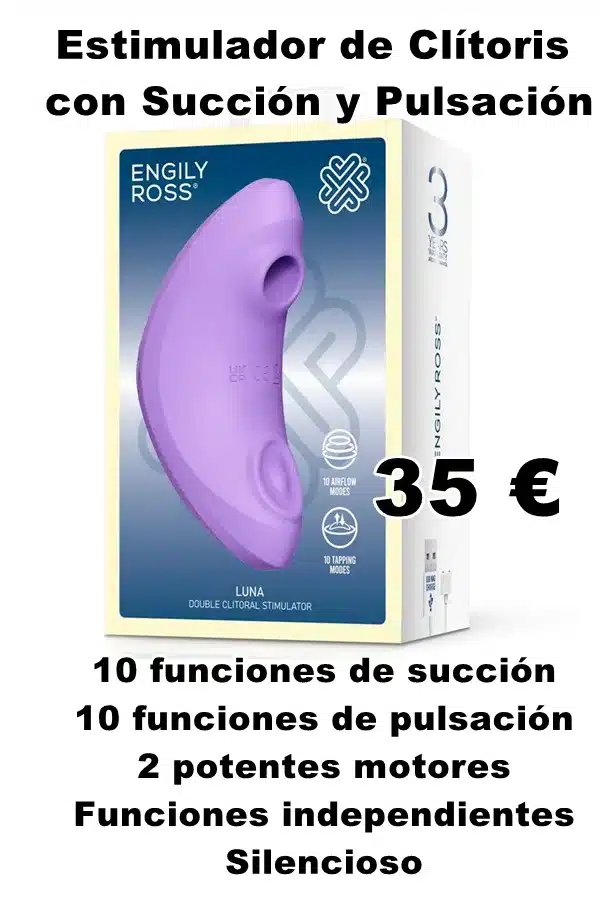 Estimulador de Clítoris con Succión y Pulsación
