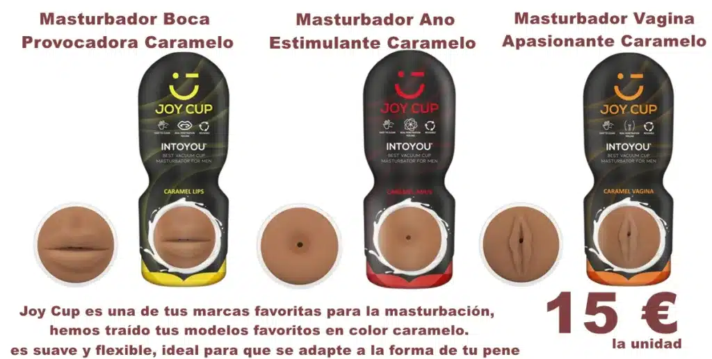 Masturbadores Color Caramelo