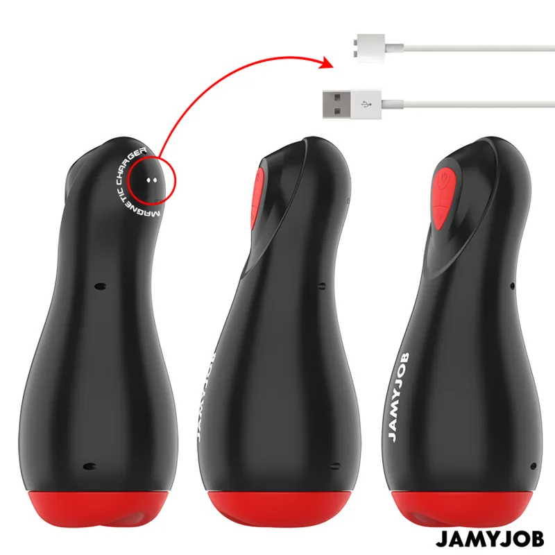 MASTURBADOR  SUCCIÓN Y VIBRACIÓN USB
