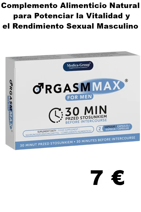 Complemento Alimenticio Natural para Potenciar la Vitalidad y el Rendimiento Sexual Masculino