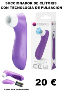 SUCCIONADOR DE CLÍTORIS CON TECNOLOGÍA DE PULSACIÓN