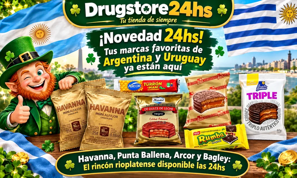Havanna, Punta Ballena, Arcor y Bagley: El rincón rioplatense disponible las 24hs