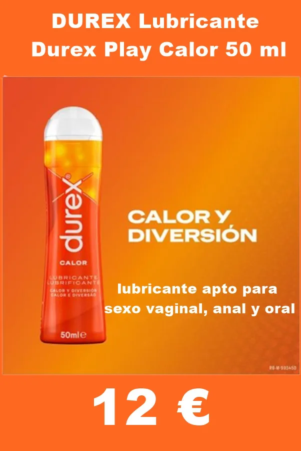 Lubricante durex efecto calor