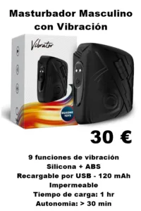 Masturbador Masculino con Vibración Urban Sky