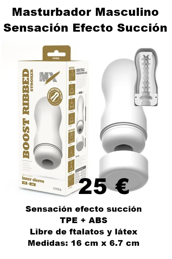 Masturbador Masculino con sensacion efecto succión